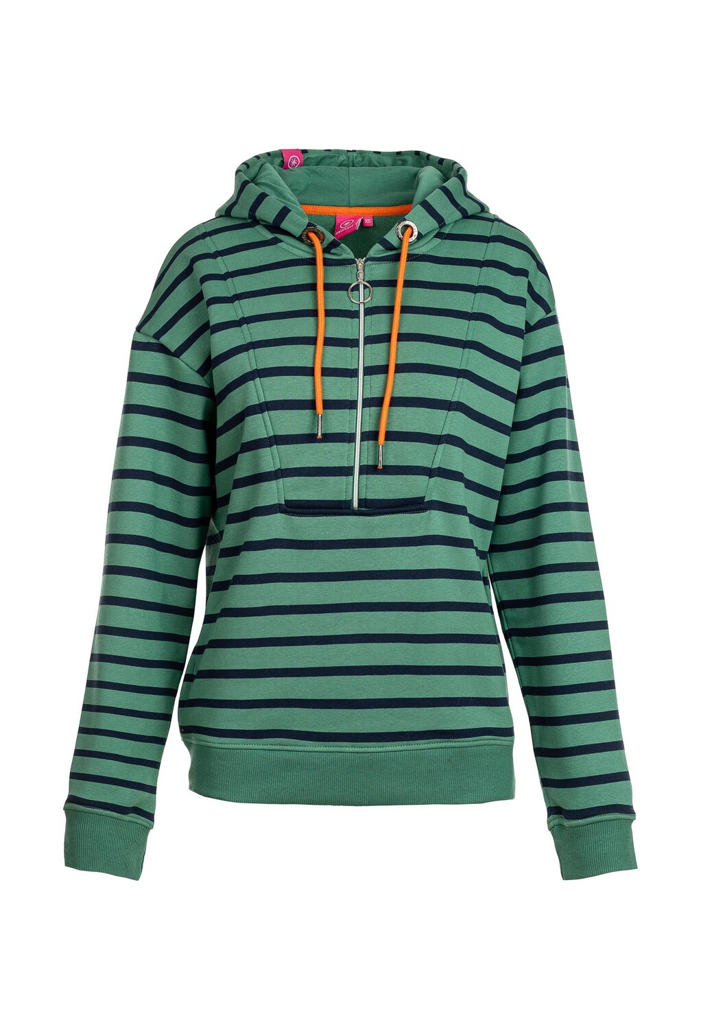 

Толстовка Salzhaut Hoodie ISIBEL, цвет Bottle Green-Navy