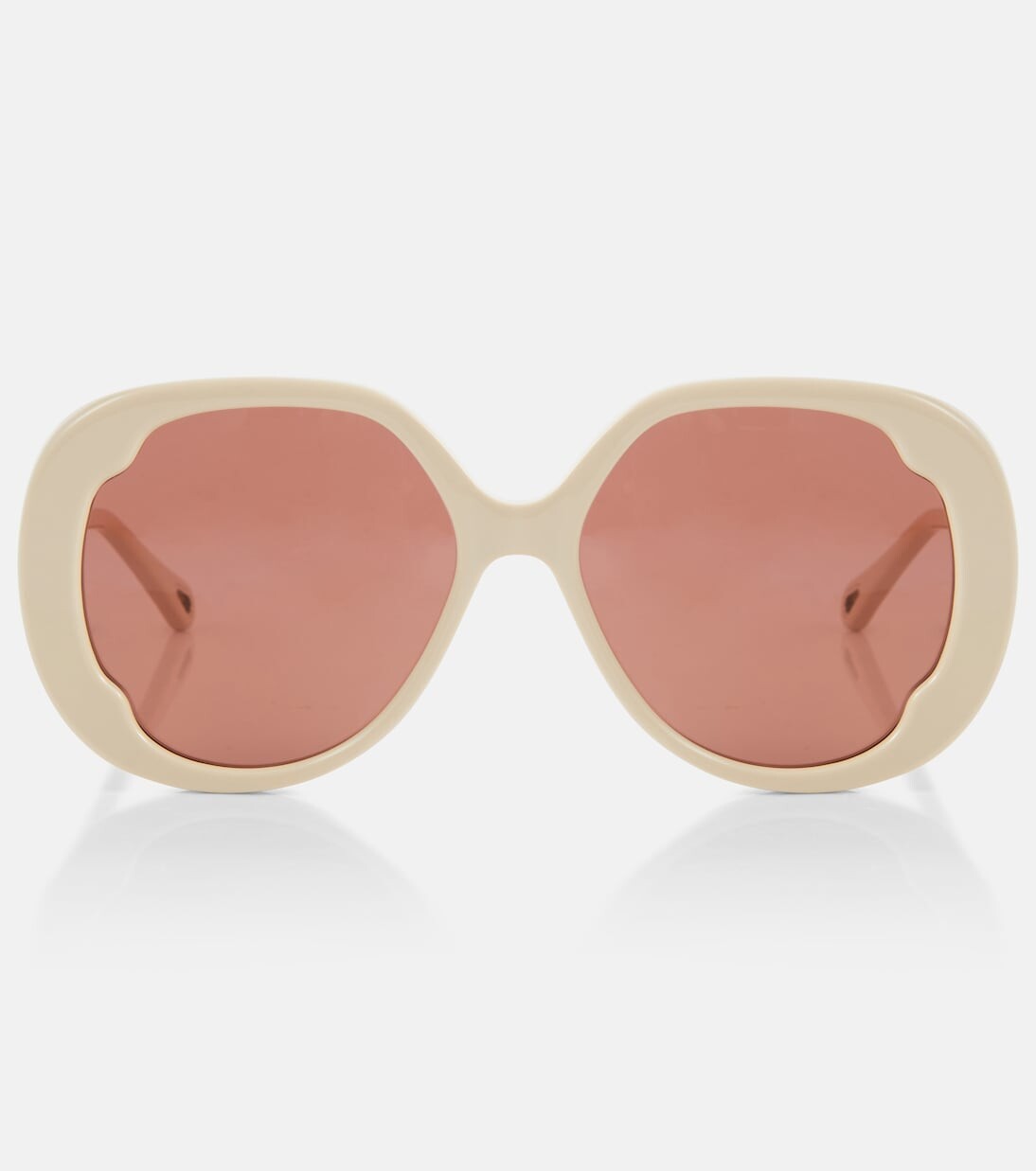 

Солнцезащитные очки lilli в круглой оправе Chloé, бежевый