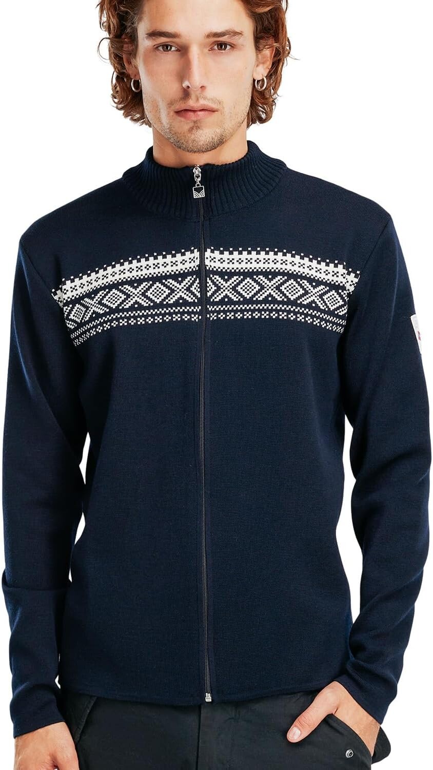 

Свитер Dalestolen Jacket Dale of Norway, цвет Navy/Off-White