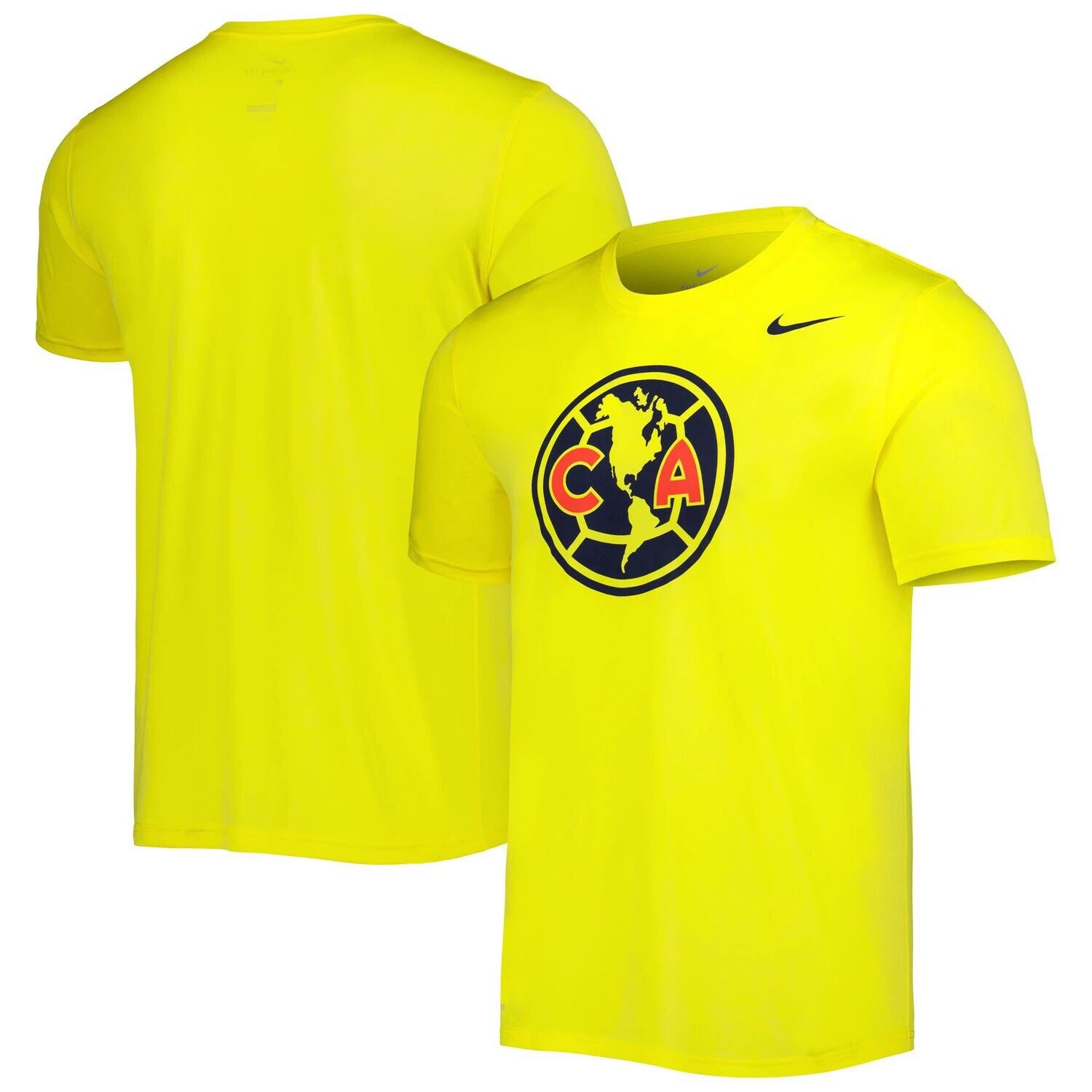 

Мужская желтая футболка Nike Club America Primary Logo Legend Performance, Желтый
