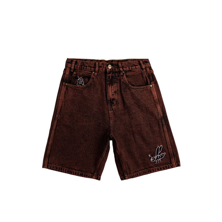 

Джинсы Critter Baggy Denim Shorts Butter Goods, цвет brick