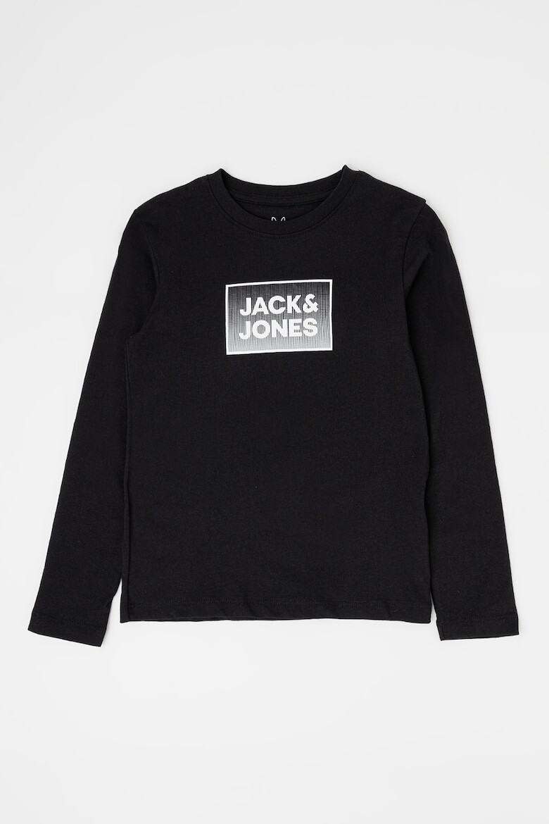 

Толстовка с овальным вырезом и логотипом Jack & Jones, черный