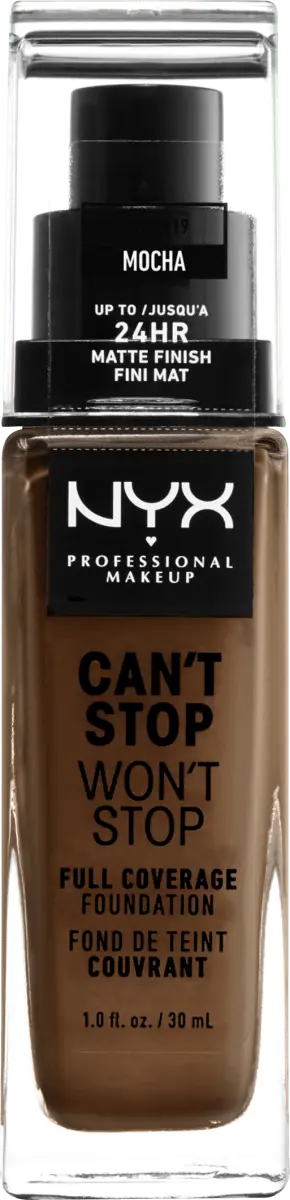 

Тональный крем Can't Stop Won't Stop 24-Hour Mocha 19 30 мл NYX PROFESSIONAL MAKEUP