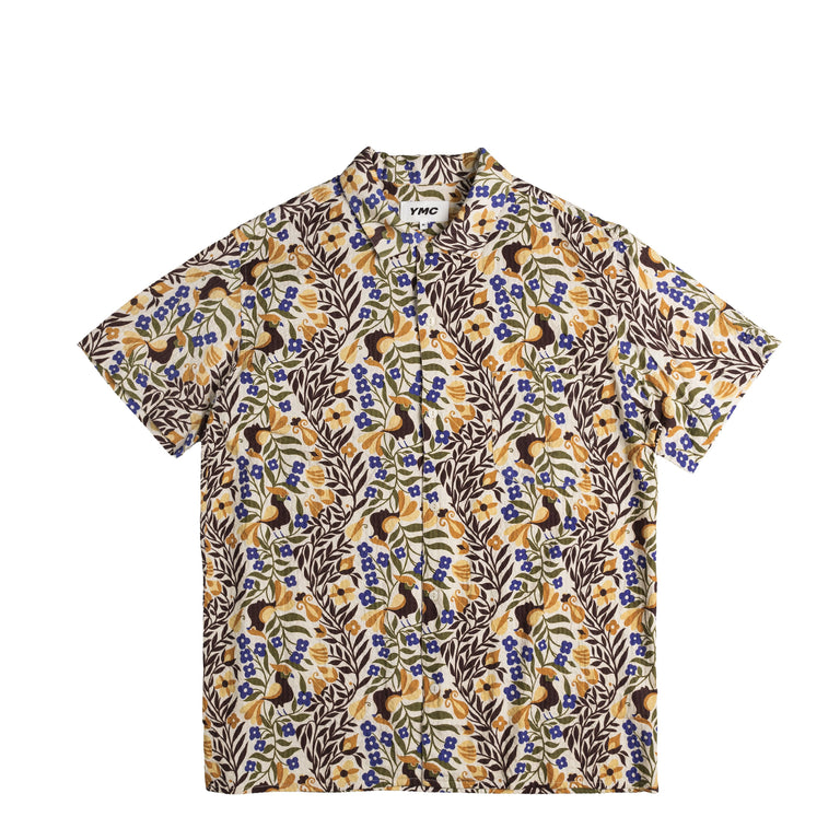 Рубашка Ymc Malick Shirt YMC, цвет bird multi