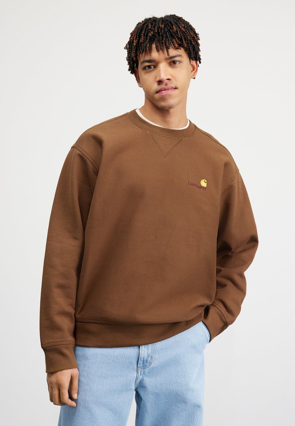 

Толстовка American Script Carhartt WIP, цвет lumber