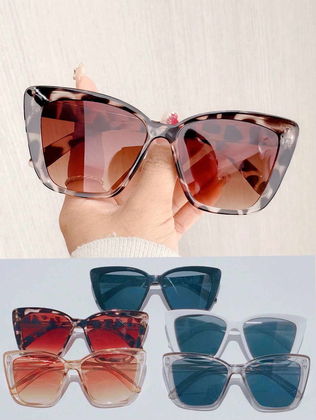1 шт. Женские модные солнцезащитные очки «кошачий глаз» с бабочкой солнцезащитные очки бабочка