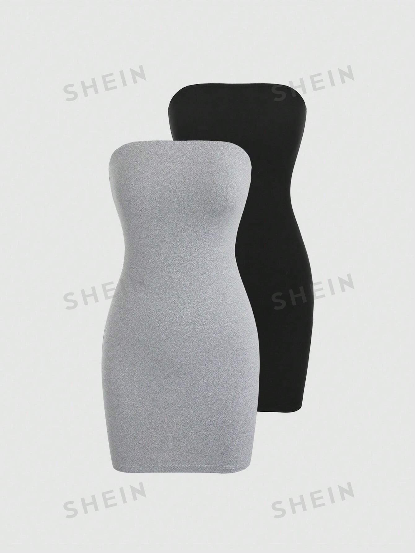 Однотонное женское платье миди без бретелек, многоцветный платье trends brands однотонное 46 48 размер