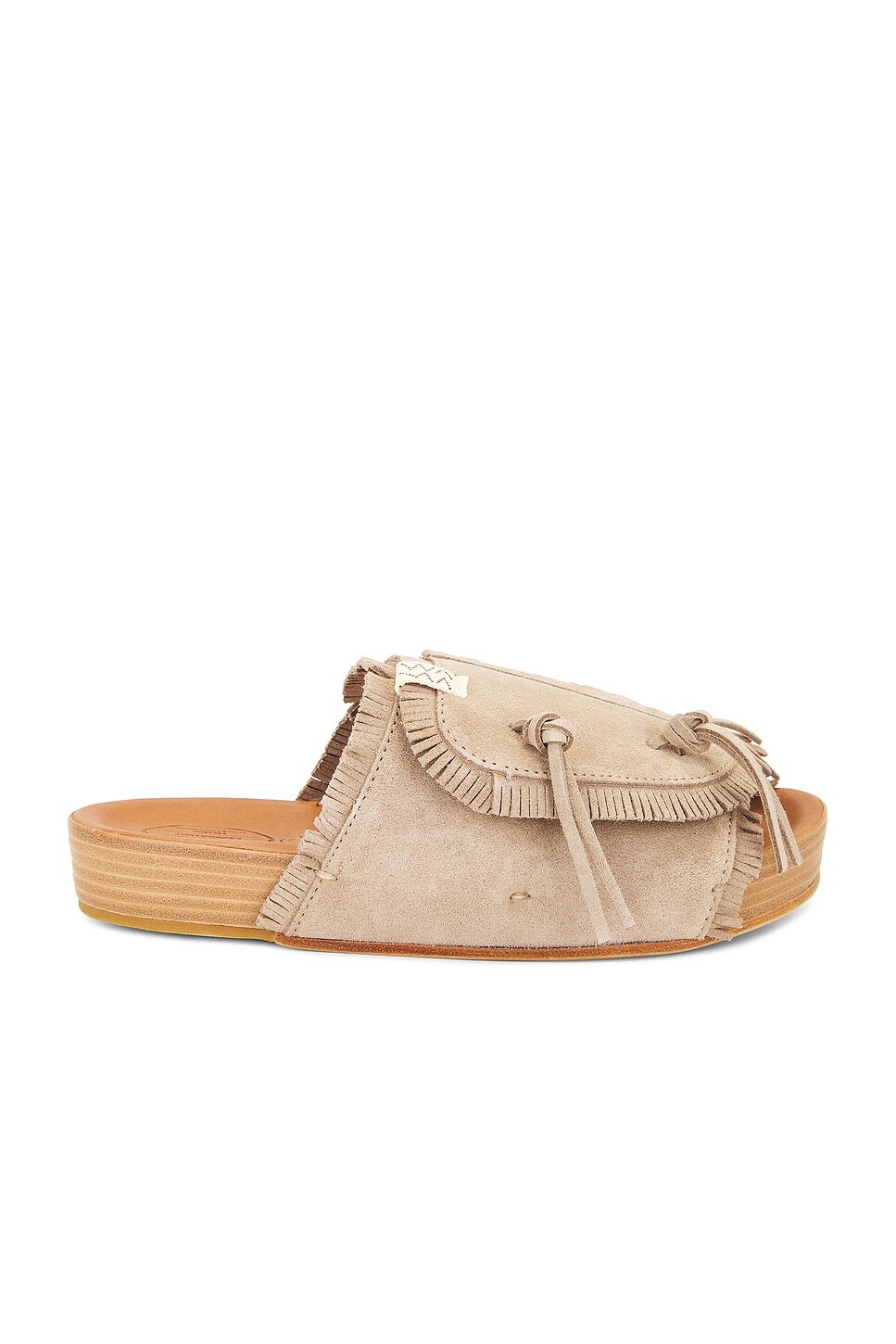 

Шлепанцы мужские Christo Shaman-Folk Visvim, цвет Sand