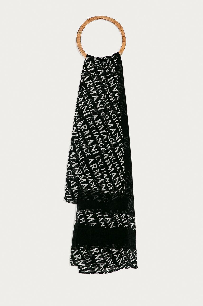 

Шаль Armani Exchange, черный