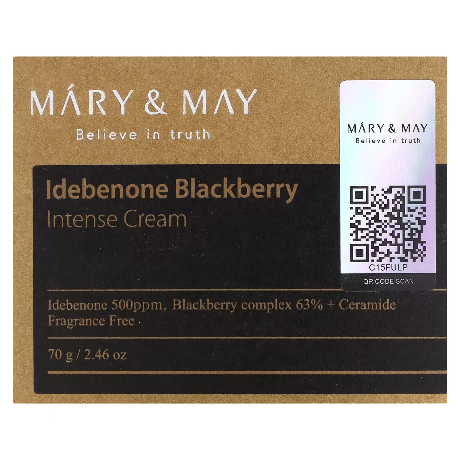 Mary may idebenone blackberry