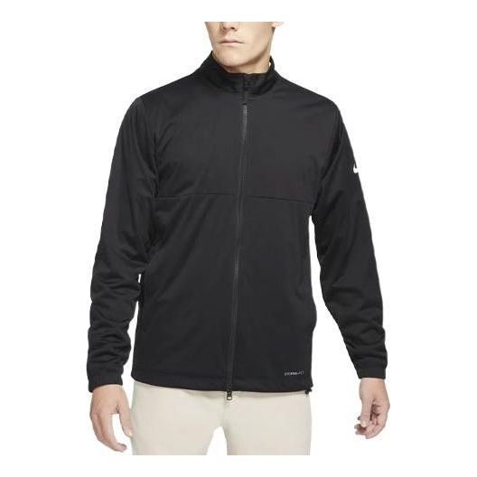 

Куртка Men's Nike Solid Color Casual Stand Collar Jacket Black, мультиколор