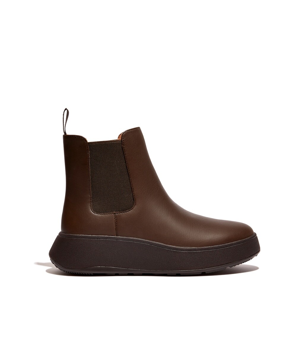 

Коричневые кожаные женские ботильоны FitFlop, коричневый