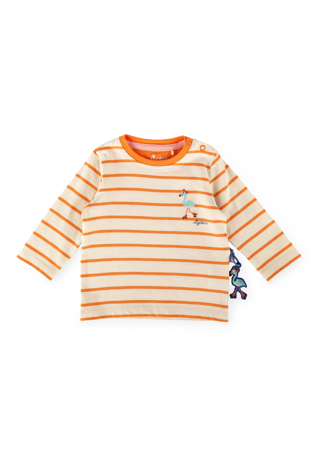 

Лонгслив Sigikid Langarmshirt Wild Flamingo, кремовый, Бежевый