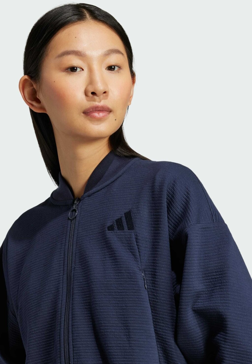 

Тренировочная куртка ALL SZN RIBBED TRACK adidas, синий