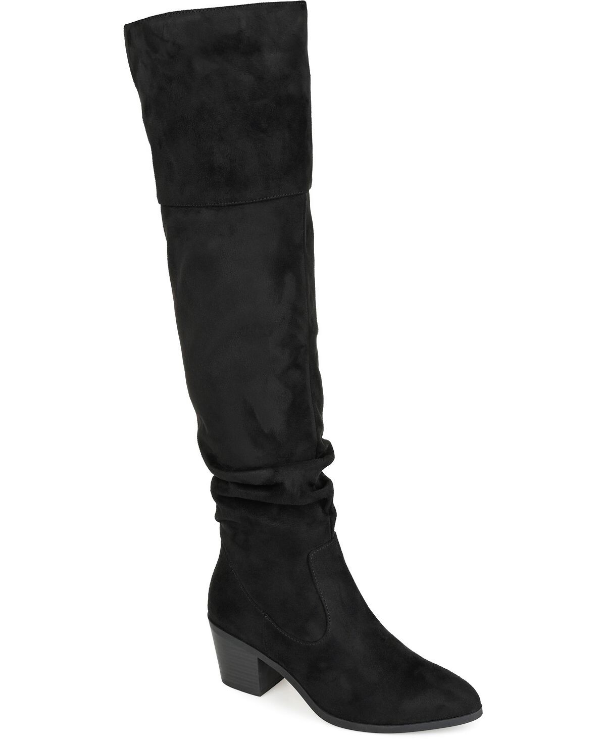 

Женские широкие ботинки до икры Zivia Journee Collection, черный