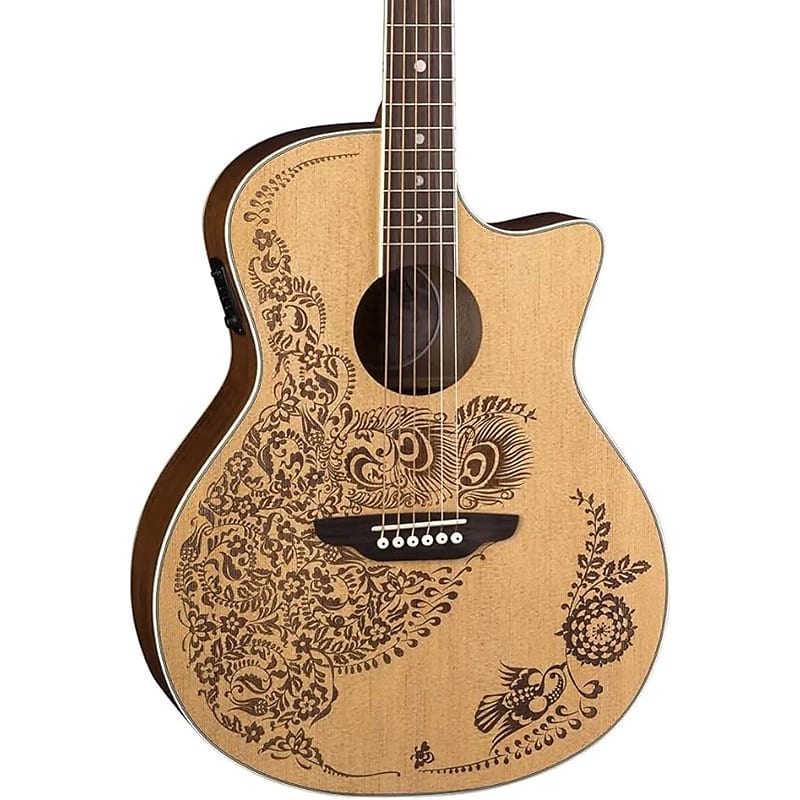 Акустическая гитара Luna Henna Oasis Select Spruce Acoustic/Electric Guitar - Open Pore Natural акустическая гитара luna henna dragon spruce acoustic electric guitar help support small business