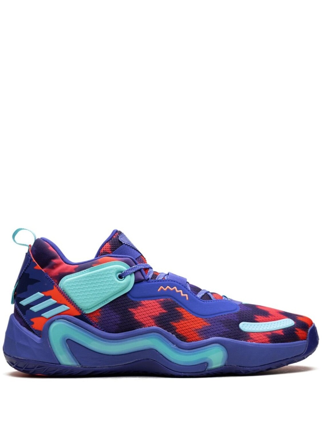 

Кроссовки adidas DON Issue #3 "Sonic Ink Solar Red", синий