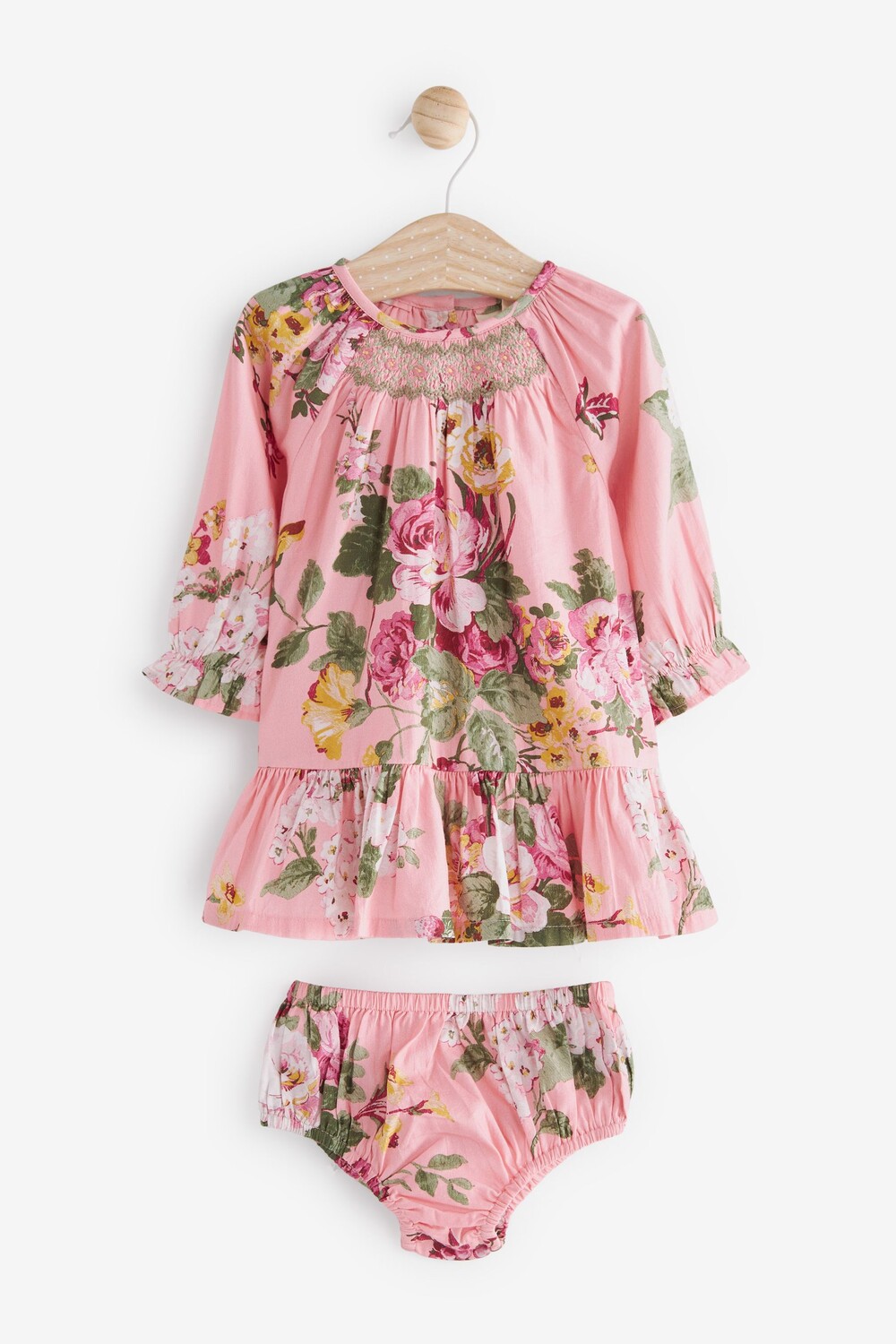 

Платье с заниженной линией талии Laura Ashley, розовый