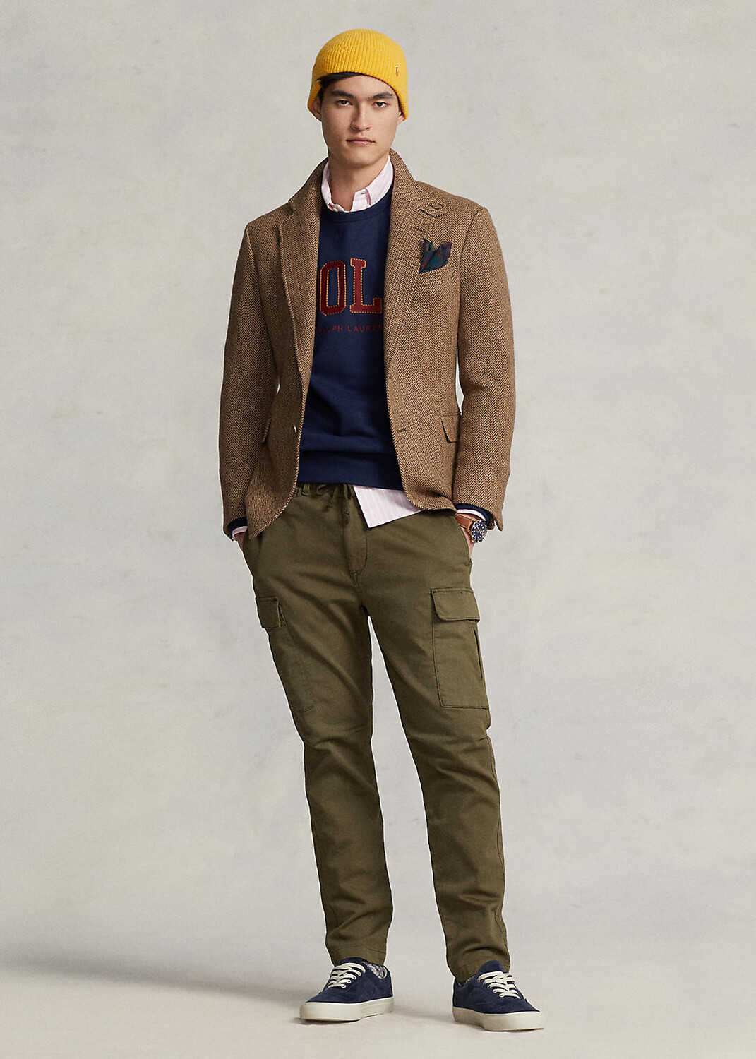 

Эластичные узкие брюки-карго из трикотажа из твила Ralph Lauren