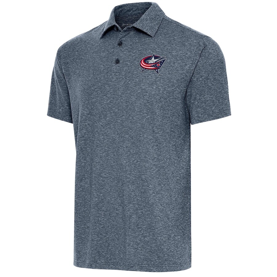 

Поло с коротким рукавом Antigua Columbus Blue Jackets, нави