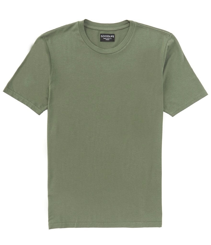 

Хлопковая футболка с короткими рукавами Goodlife Feather Heather Supima, зеленый