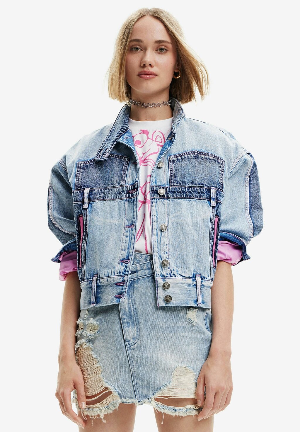 

Джинсовая куртка Desigual, синий
