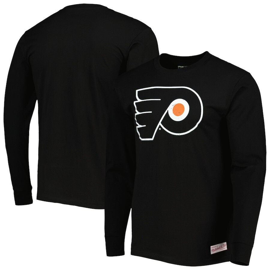 

Футболка с длинным рукавом Mitchell & Ness Philadelphia Flyers, черный