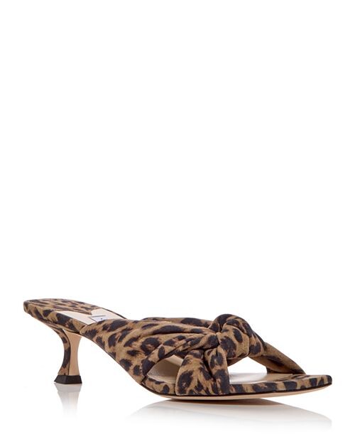 

Женские шлепанцы Avenue 50 на маленьком каблуке Jimmy Choo, цвет Brown