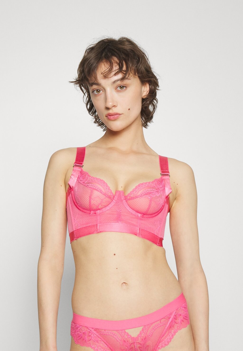 

Бюстгальтер балконет Hunkemöller, розовый