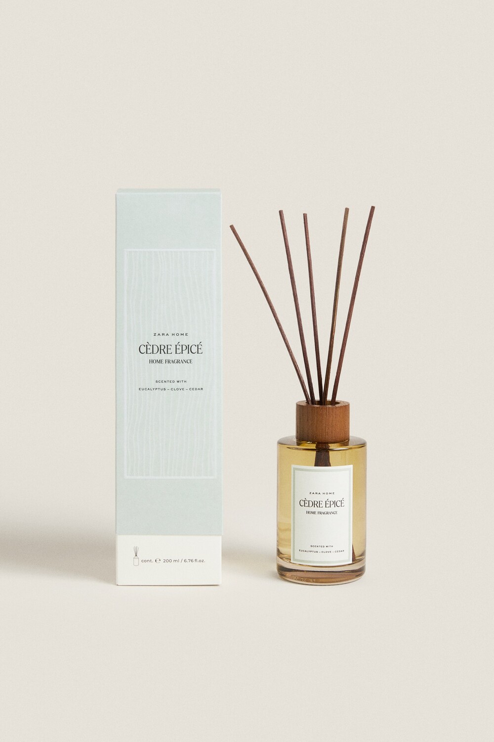 

(200 мл) cedre epice reed diffuser Zara, темно-бежевый