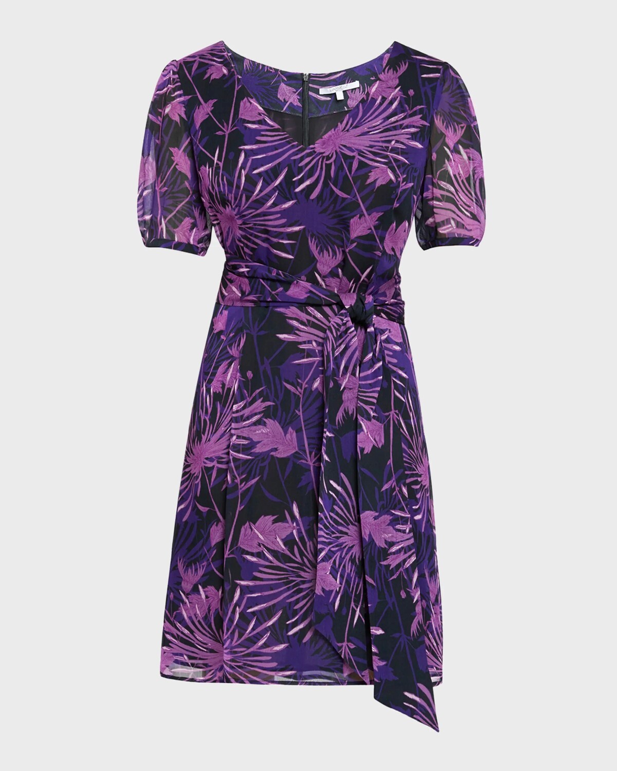 

Мини-платье Bianca из жоржета с цветочным принтом Santorelli, цвет Cool Purple