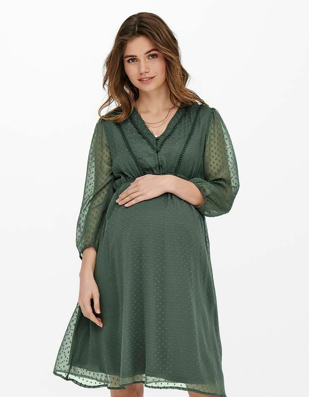 

Летнее платье ONLY MATERNITY, хаки