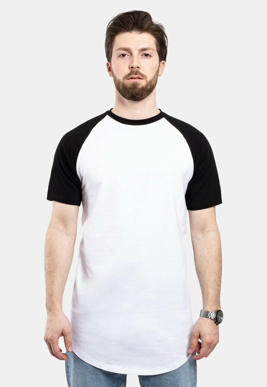 

Футболка с принтом Round Baseball Kurzarm Blackskies, цвет white/black