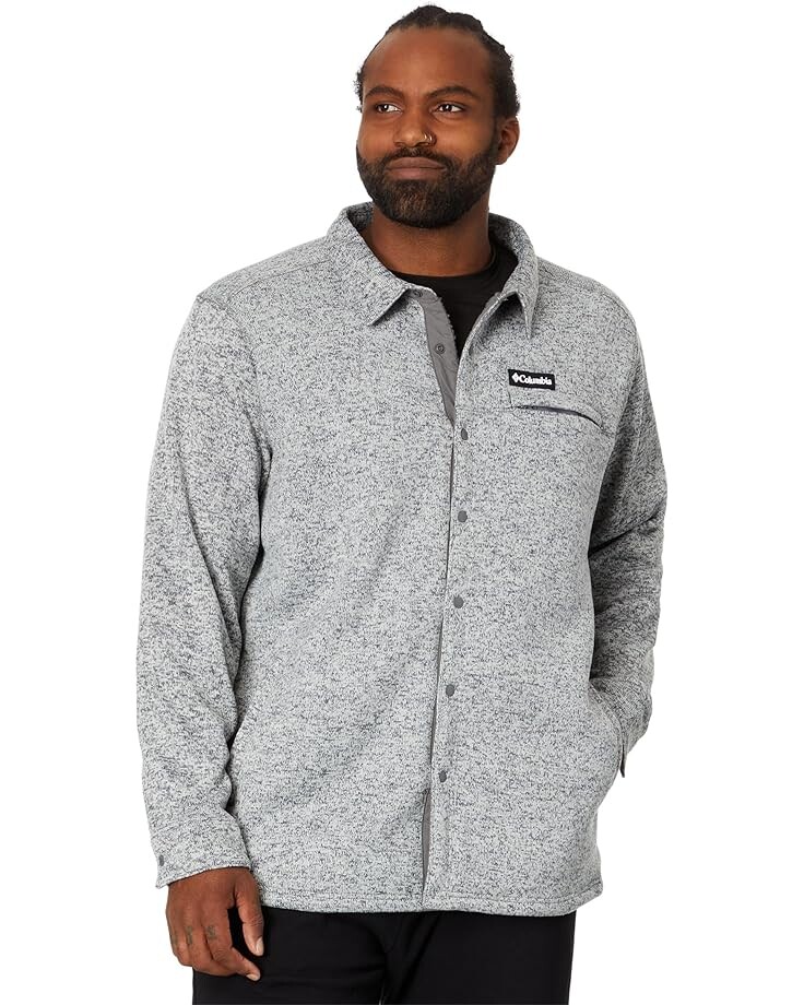 

Куртка Columbia Big & Tall Sweater Weather Shirt, цвет City Grey Heather