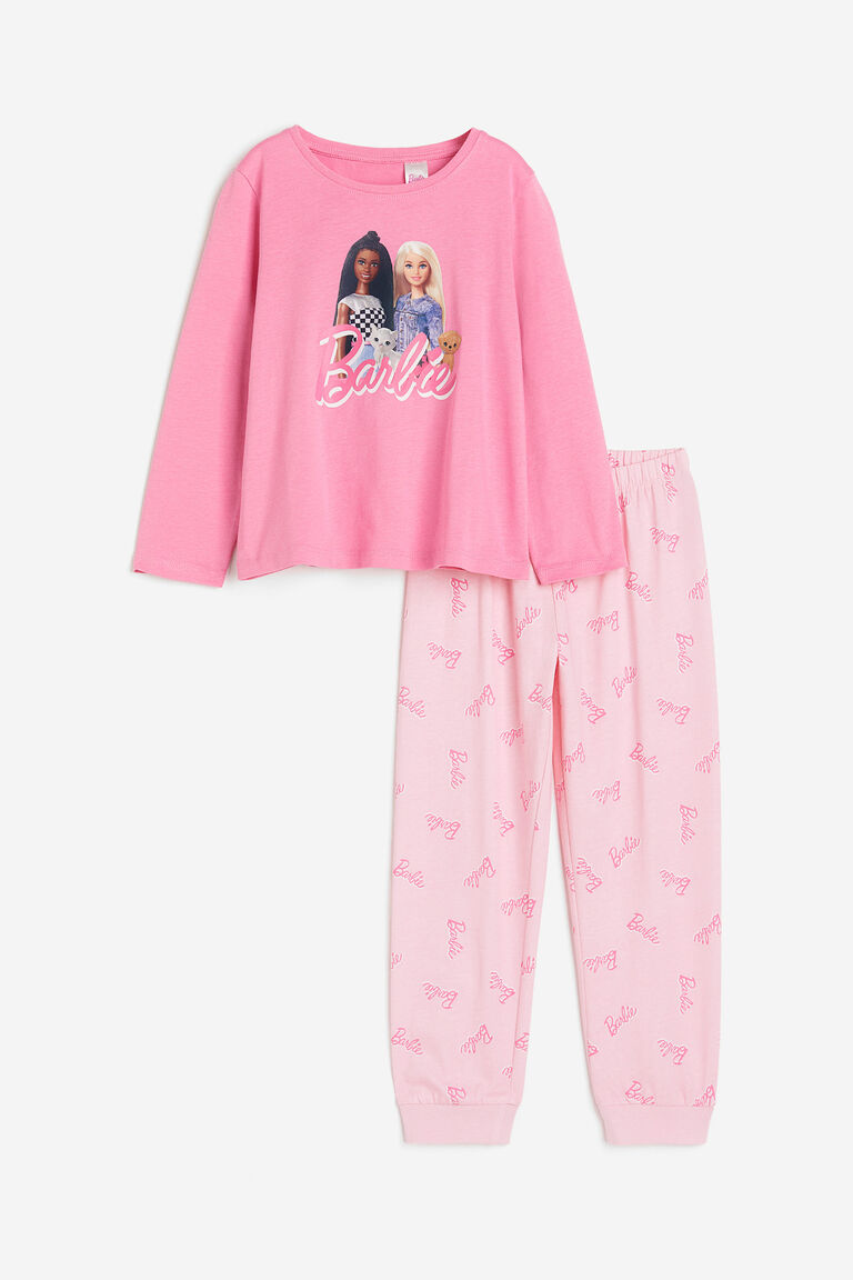 Пижамы из джерси H&M, розовый фото