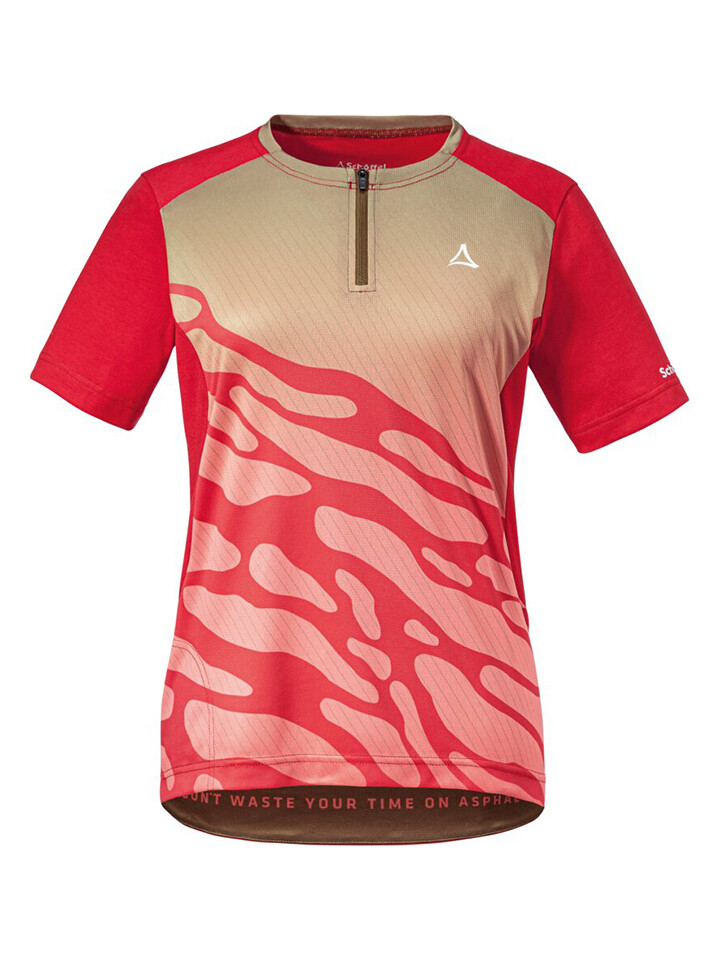 

Спортивная футболка Schöffel Fahrradtrikot Proud, цвет Rot/Taupe