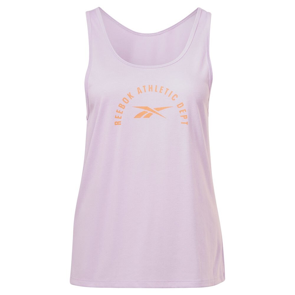 

Футболка без рукавов Reebok Workout Ready Supremium Graphic, фиолетовый