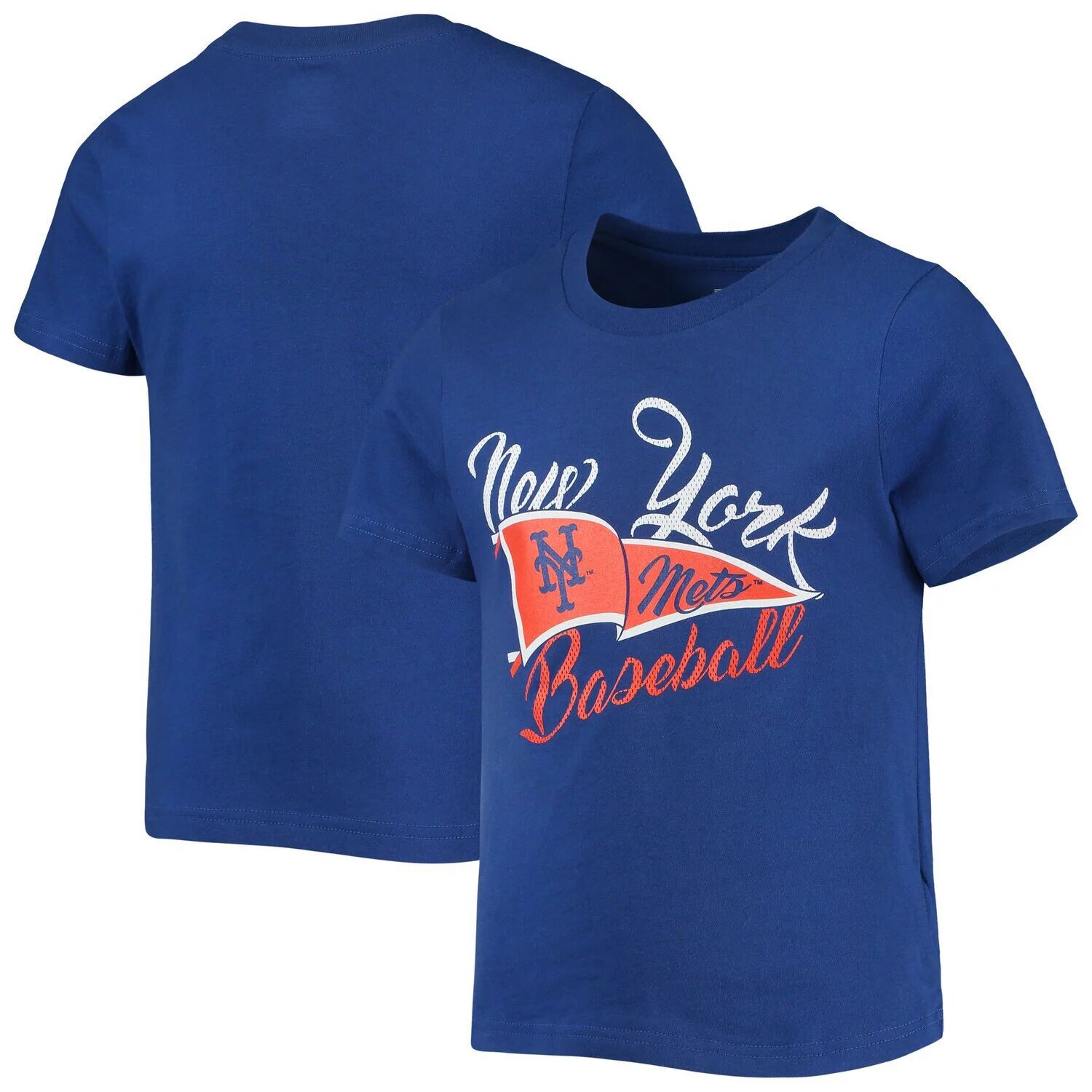 

Футболка для девочек и молодежи Royal New York Mets Team Fly The Flag Outerstuff