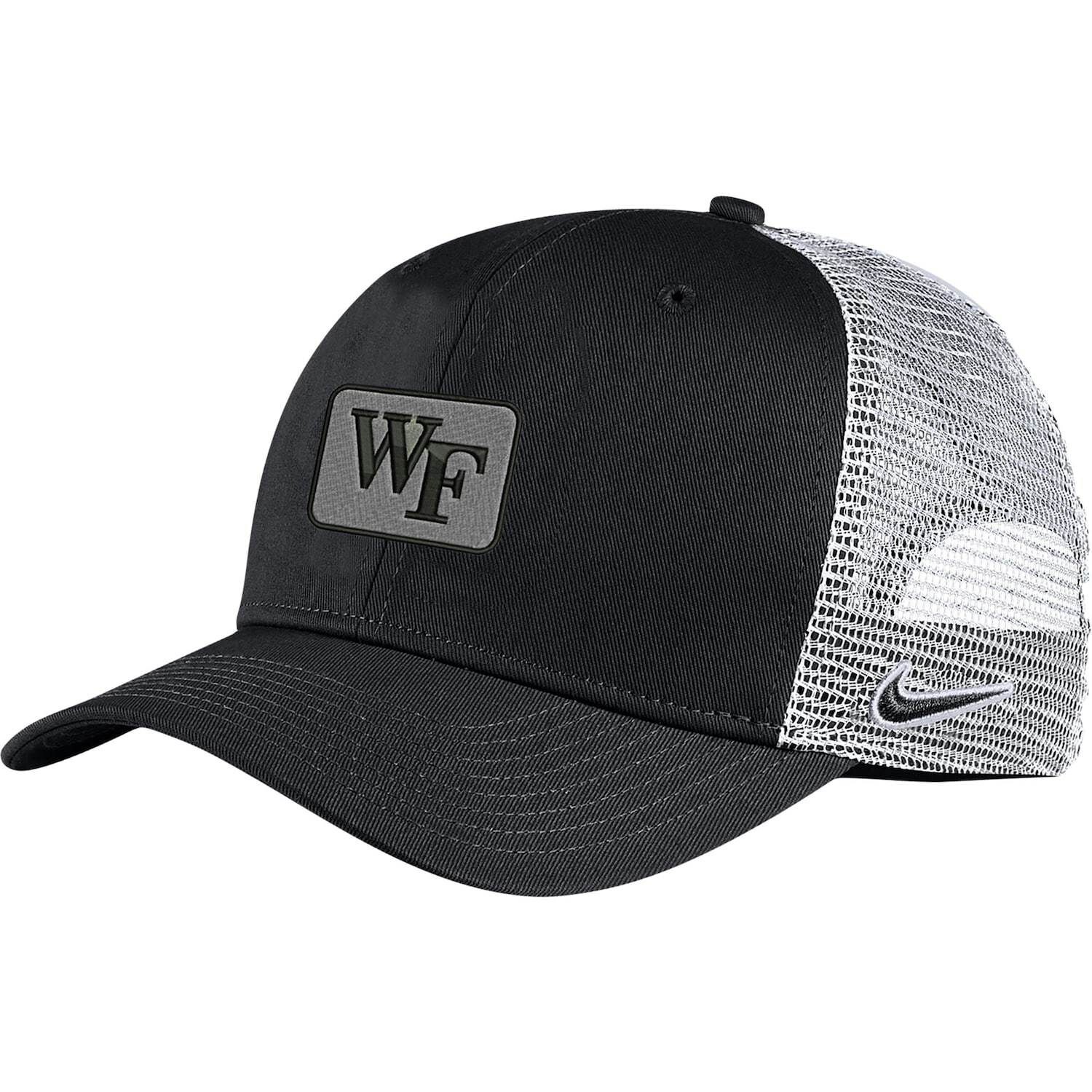 

Мужская кепка Nike Wake Forest Demon Deacons Classic99 Triple Black Trucker Snapback