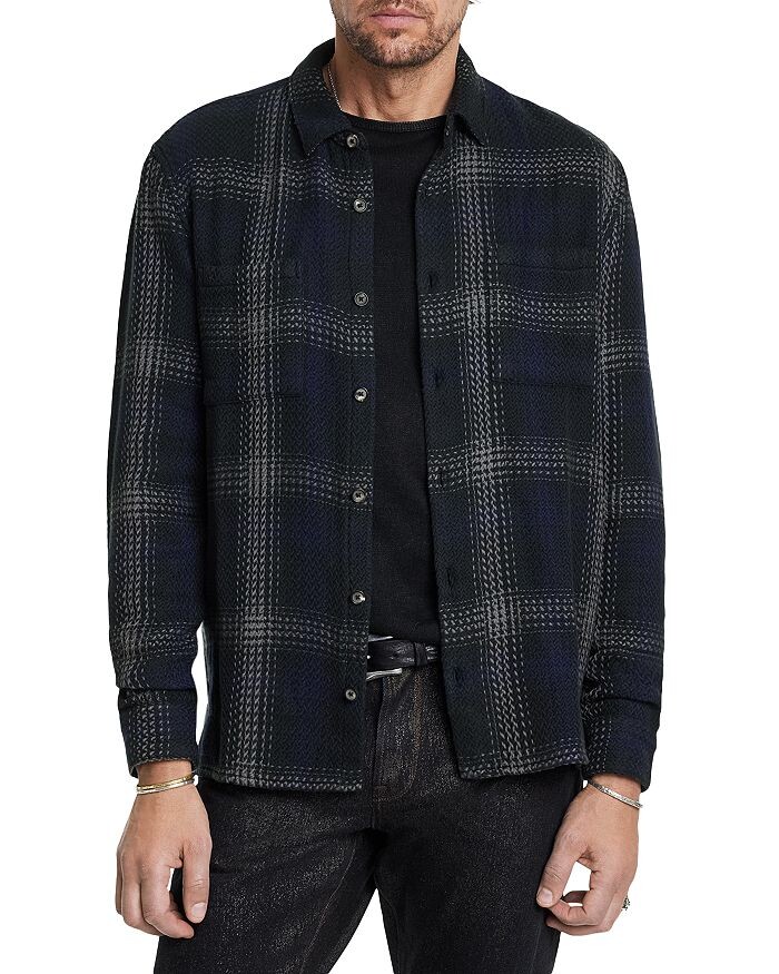 

Рубашка в клетку стандартного кроя John Varvatos Cole, мультиколор
