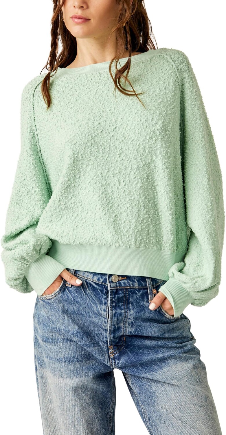 

Пуловер «Найден мой друг» Free People, цвет Misty Jade