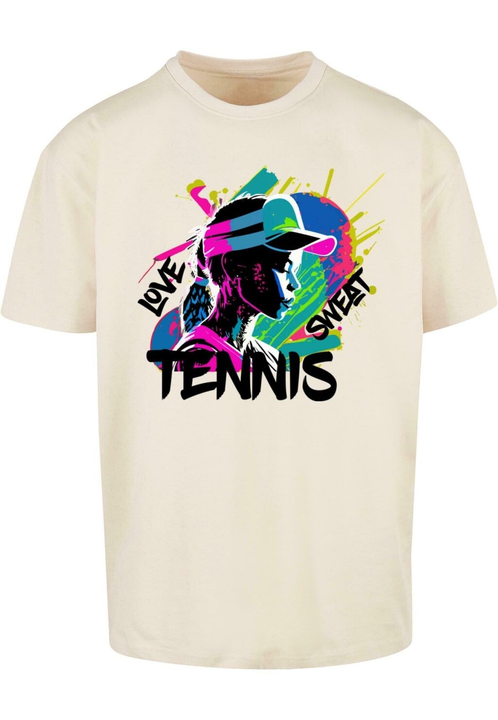 

Футболка с принтом TENNIS LOVE SWEAT-HEAVY Merchcode, цвет sand