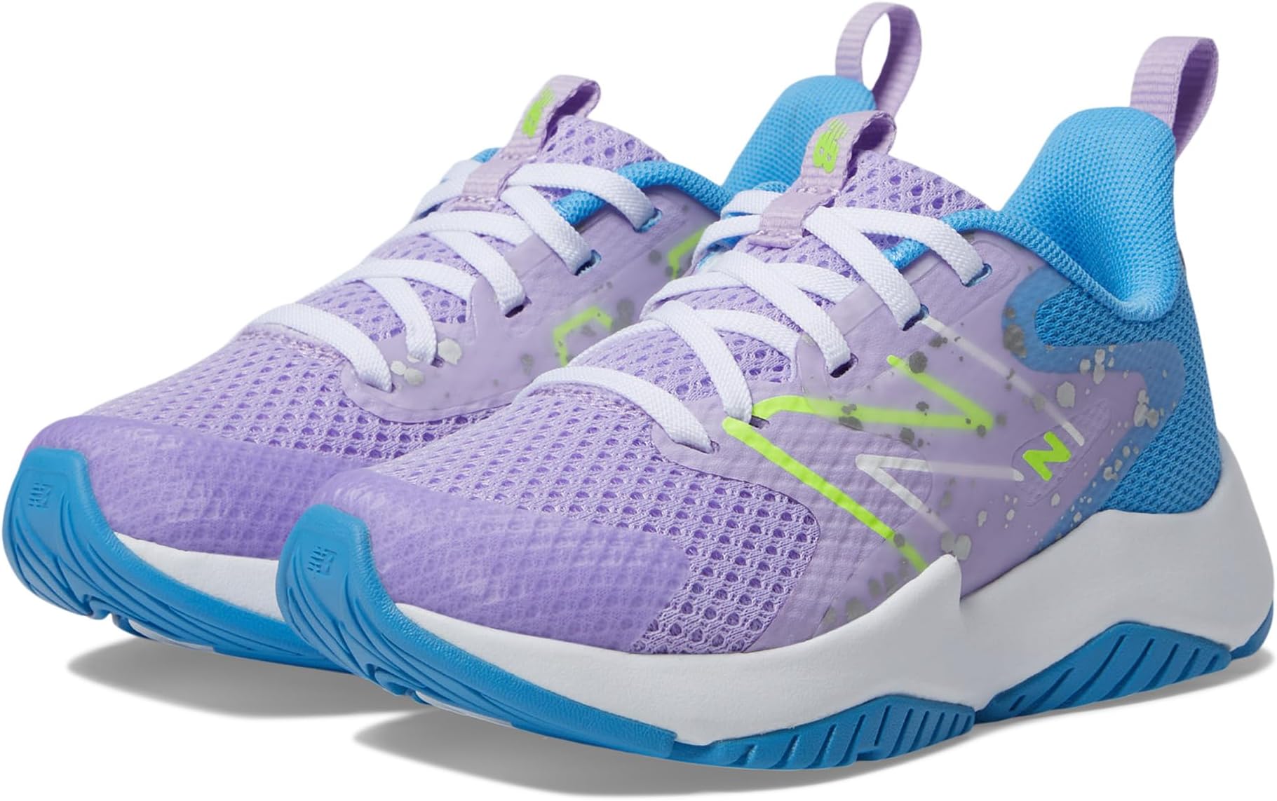 

Кроссовки New Balance Kids Rave Run v2, цвет Lilac Glo/Sky Blue