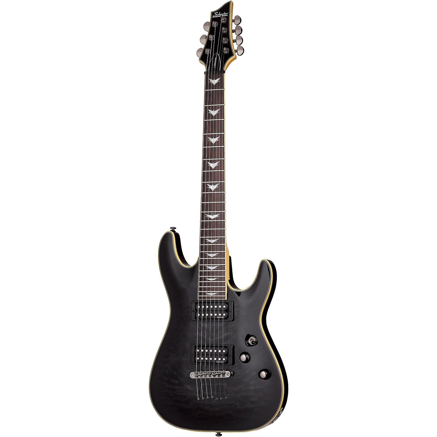 

Schecter Guitar Research Omen Extreme-7 Электрогитара See-Thru Black