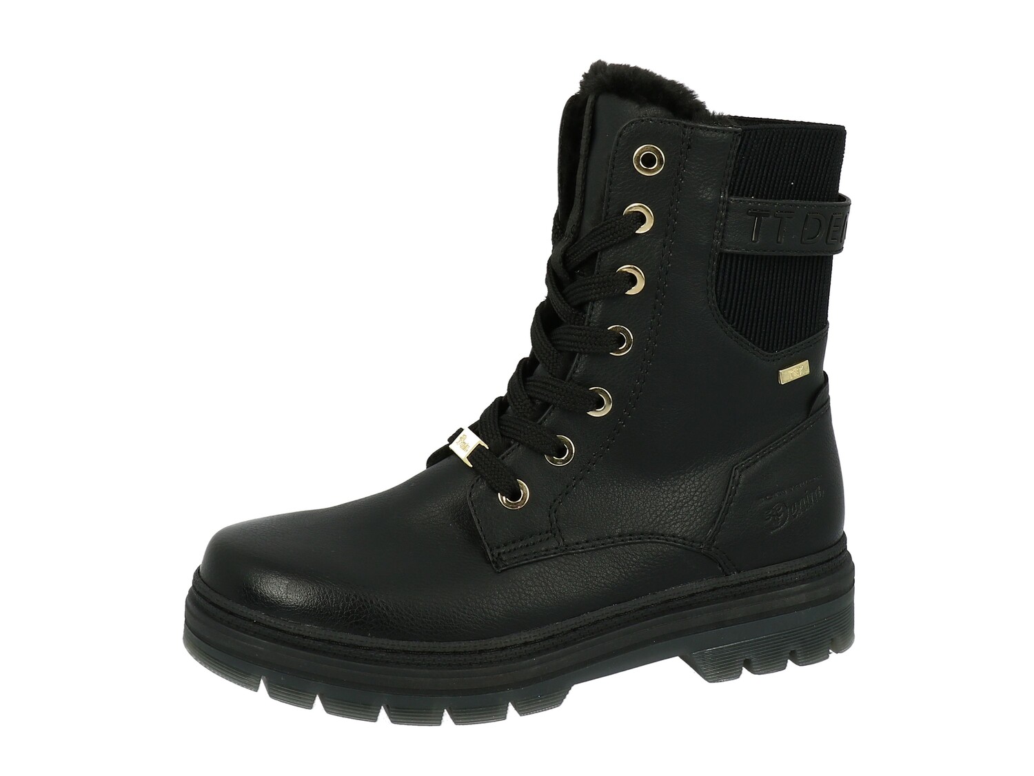 

Ботинки Tom Tailor Stiefel mit Warmfutter, черный