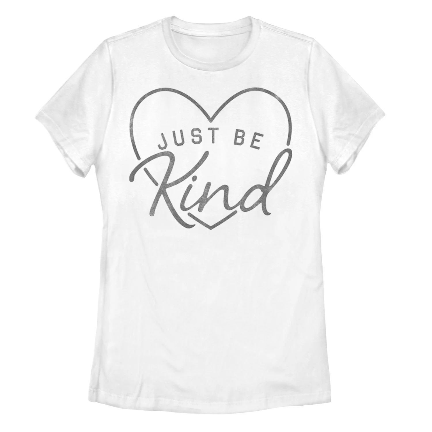 Детская футболка с рисунком «Be Kind» в форме сердца детская футболка цветочный орнамент в форме сердца любовь 116 синий