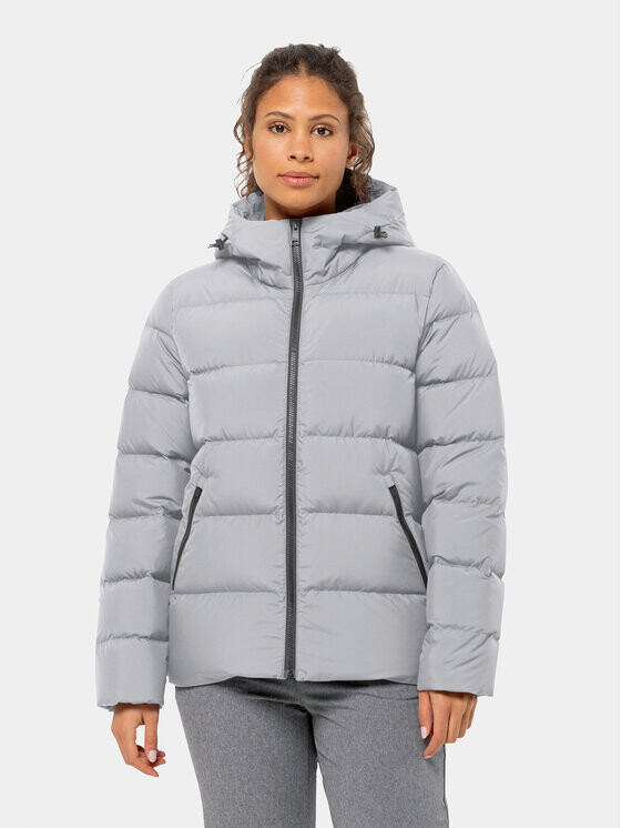 

Пуховик стандартного кроя Jack Wolfskin, серый
