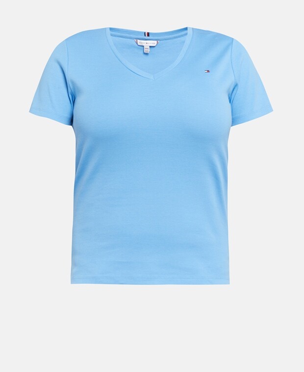 

Футболка Tommy Hilfiger Curve, лазурный синий