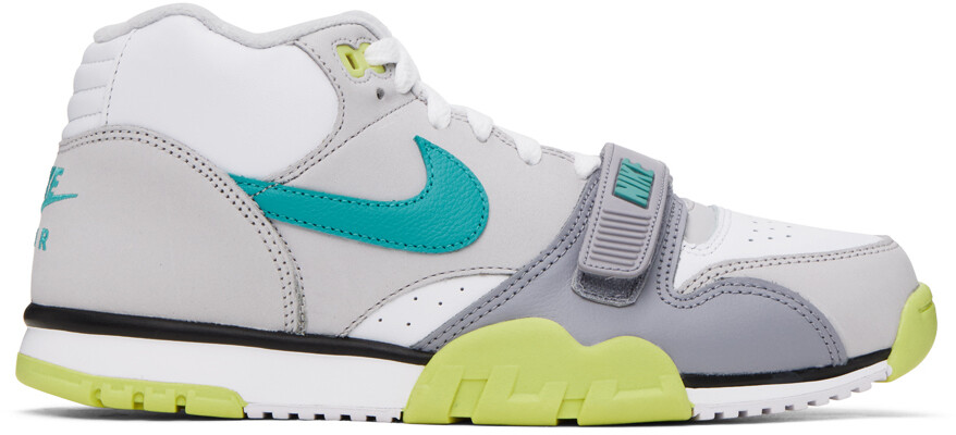 

Серо-белые кроссовки Air Trainer 1 Nike