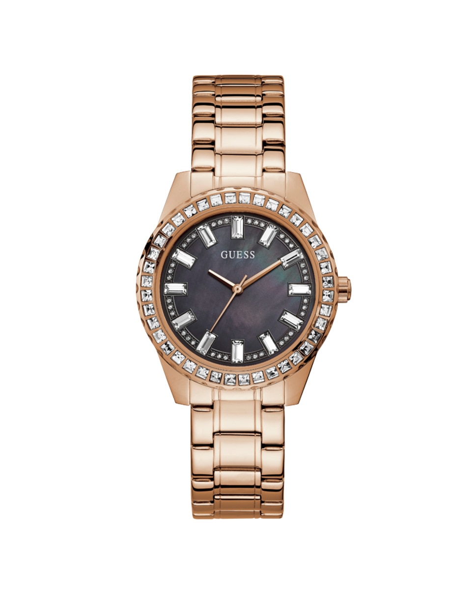 Женские часы Sparkler GW0111L3 из стали с ремешком из розового золота Guess, золотой